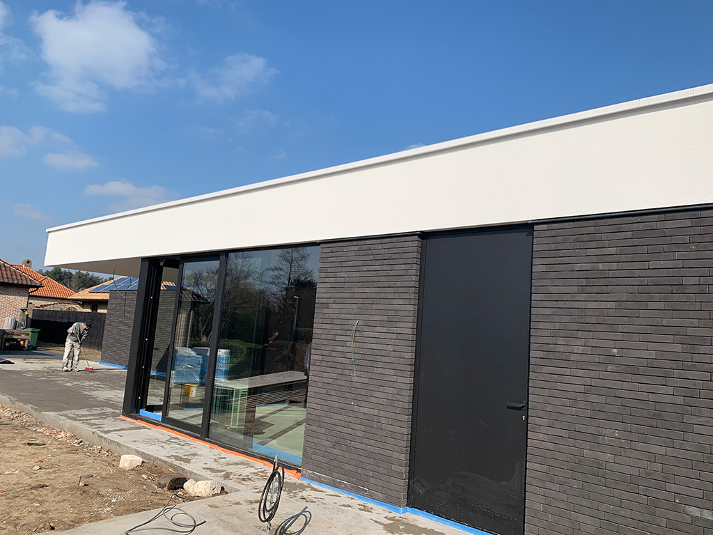 Gevelbepleistering met isolatie